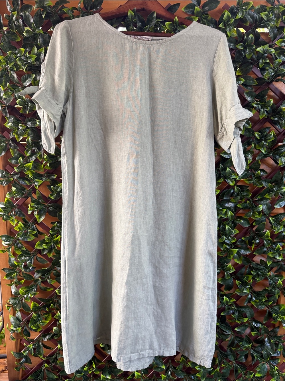 Terror Millennio 100% Linen Dress Like New Made in Italy